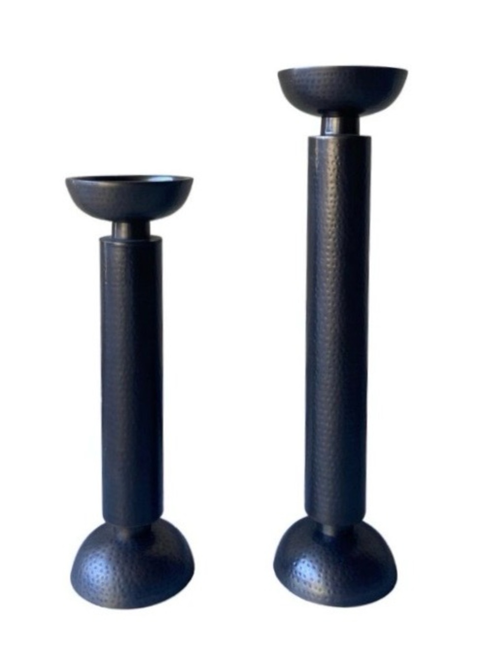 Global Views Bronze Temple Candle Holders
